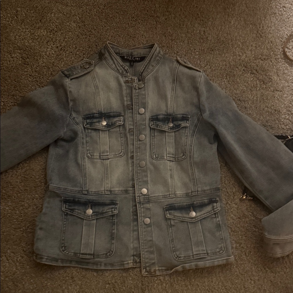 Baccini Kids Gray Denim Jacket